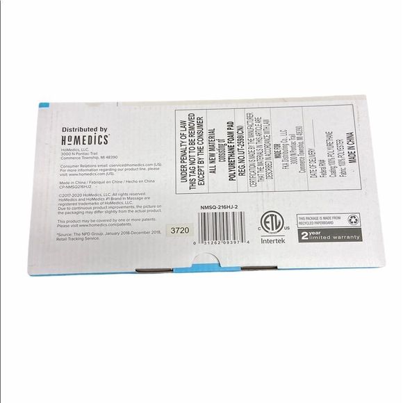 NIB Homedics Vibration Neck Massager - Picture 4 of 8